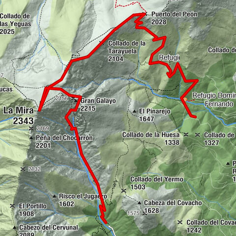 El Hornillo - La Mira - Gran Galayo - La Cabra