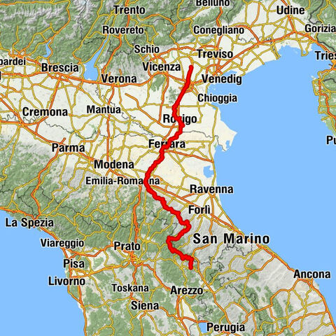 Santuario del Noce - Monte Falco - Poggio allo Spillo - Chiesa di Santa Maria degli Angeli