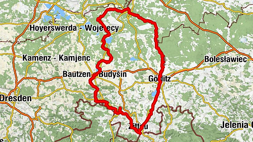 Görlitz - Gottesberg - Schimpelberg - Zgorzelec