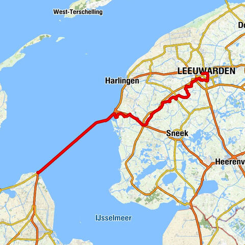 Elfstedenpark - Jacobikerk - Bonifatiuskerk - Den Oever