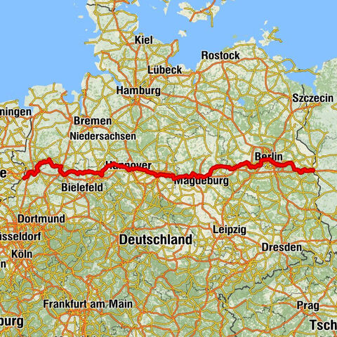 Gronau - Schlossberg - Milleniumberg - Frankfurt (Oder)