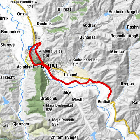 Xhamia e Beqarëve - Xhamia Mbret - Osumi - Mangalem