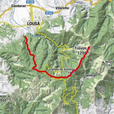 Trevim - Lomba de Vizinhos - Castanheira de Pera e Coentral