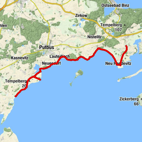Putbus - Glowitz - Nautilus - Burtevitz