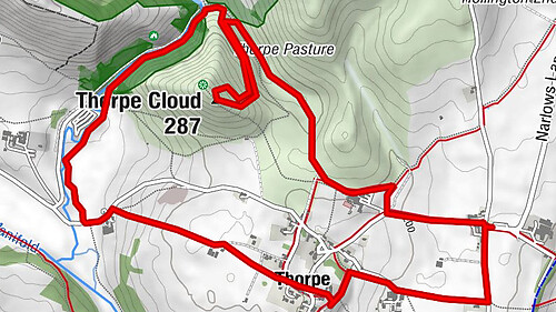 Thorpe CP - Thorpe Cloud - Thorpe - St Leonard