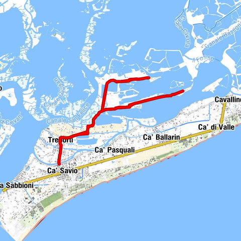 Ca' Savio - Chiesa della Santissima Trinità - S. Maria del Carmine - Chiesa di Santa Maria della Neve