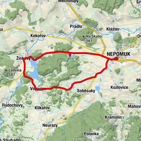 Restaurace Koliba Nový Rybník - Svatý Václav - U Zlatého jelena - sv. Jakub