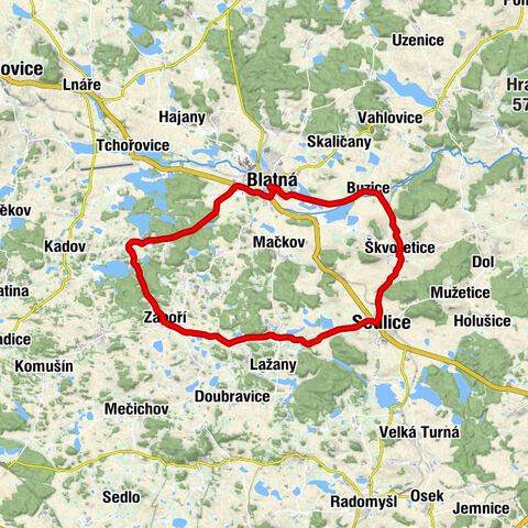 U Kohoutka - Sedlice - Blatná - Nanebevzetí Panny Marie