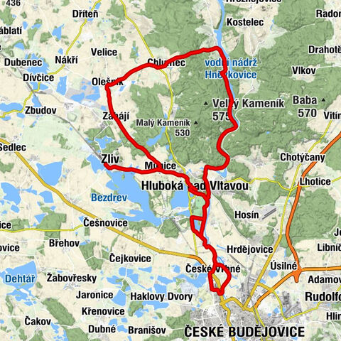 Zliv - Kostel sv. Václava - Kaple Munice - Kostel Zvěstování Panny Marie