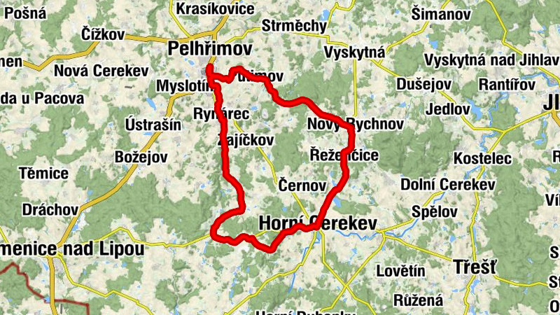 Pelhřimov - Kostel svatého Jakuba Staršího - Horní Cerekev