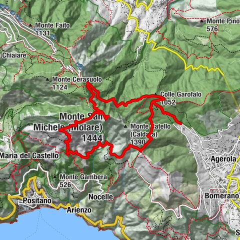 Escursione panoramica intorno e fino alla cima del Monte Molare