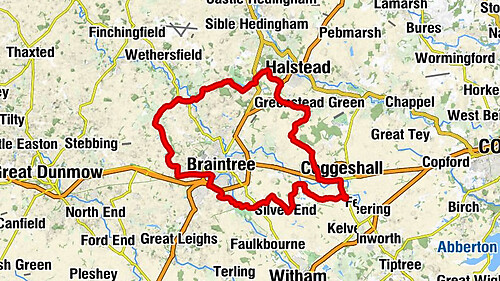 Braintree - Holy Trinity, Bradwell - Coggeshall - Saint Catherines