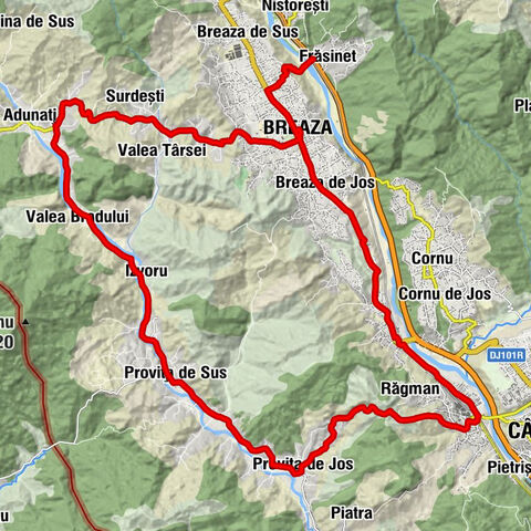 Frăsinet - Biserica Sf. Nicolae - Biserica Provița de Jos - Biserica Provița de Sus