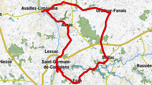 Availles-Limouzine - Auberge de la Tour - Église Saint-Martin - Chez Cécile