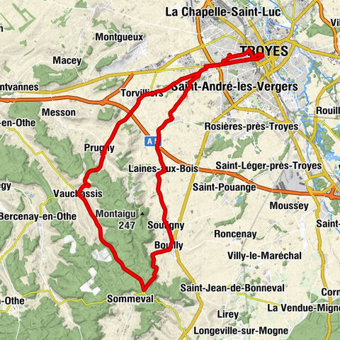 Troyes - Église de la Madeleine - Église Saint-Jean-au-Marché - Église Sainte-Savine