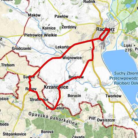 Racibórz - Kościół parafialny pw. Najświętszego Serca Pana Jezusa - Kościół parafialny pw. Chrystusa Króla w Bojanowie - Kościół pw. św. Mikołaja w Krzanowicach