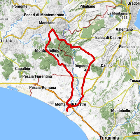 Montalto di Castro - al campanaccio - la tana del lupo - capannini