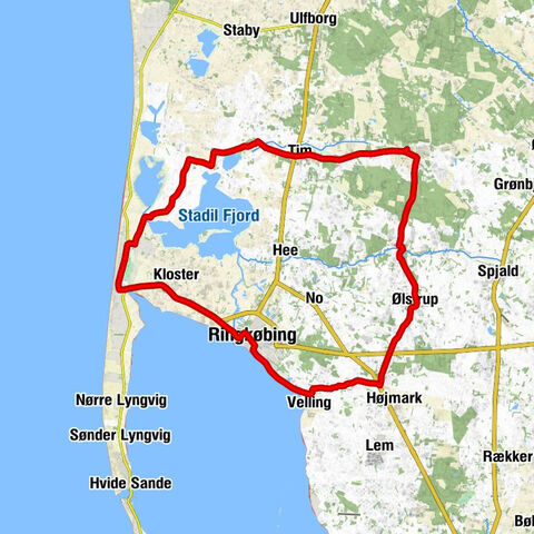 Torsted - Ølstrup - Lervang - Ringkøbing