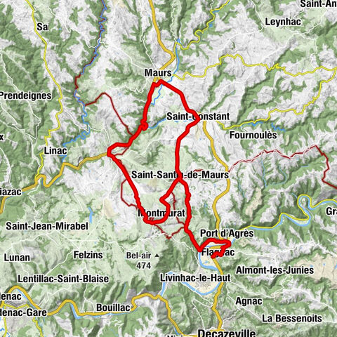 Saint-Gély - Flagnac - La Causselle - La Prade