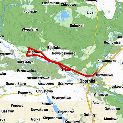 Oborniki Wielkopolskie - Oborniki - Słonawy - Bąblin