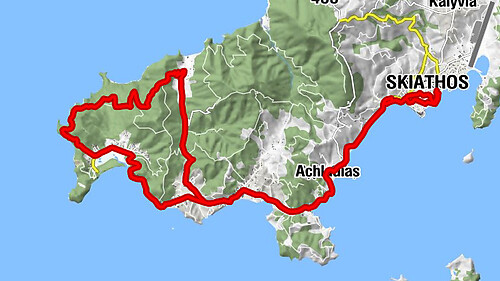 Σκιάθος - Κατσαρός - Αχλαδιάς - Infinity Blue (θαλασσινά)