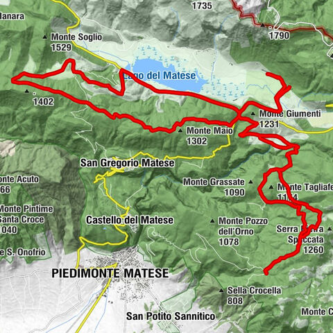 Falode - Rifugio le Janare - Masseria Reale - Valle Cupa