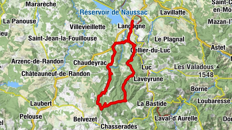 Langogne - Église Saint-Gervais-Saint-Protais - Le Moure de la Gardille - Le Moure des Coufours