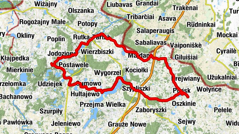 Smolniki - Kaplica cmentarna - Gospoda Jaćwing - Kleszczówek
