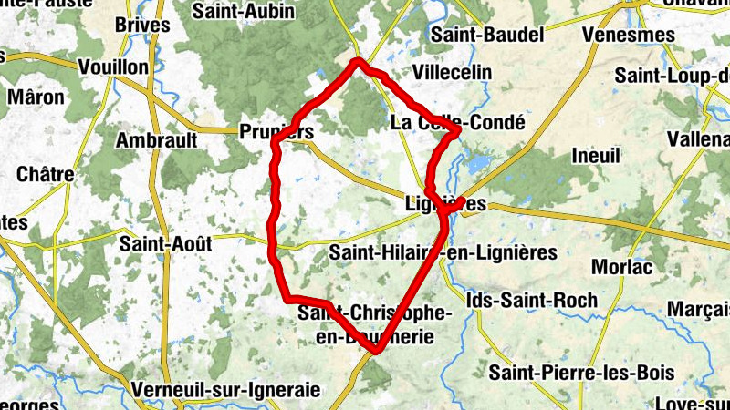 Lignières - Saint-Christophe-en-Boucherie - Hôtel Restaurant Le Relais - Église Saint-Martin