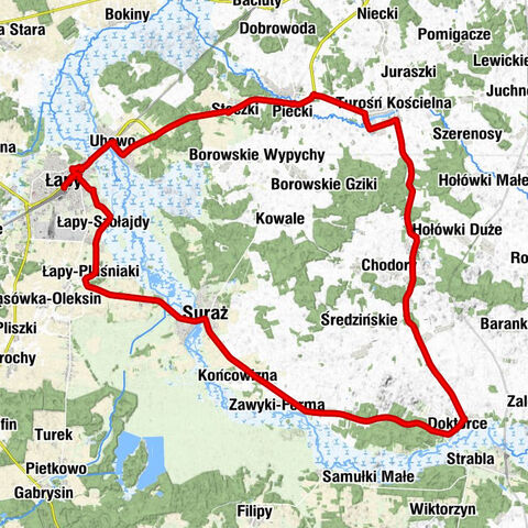 Łapy - Kościół pw. Świętej Trójcy - Kościół pw. Świętego Wojciecha Biskupa i Męczennika