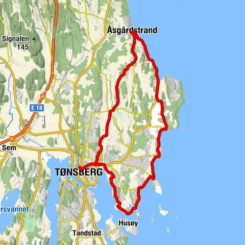 Tønsberg - Groovy Diner - Vallø kapell