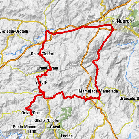 Ortzai/Olzai - San Gavino - Chiesa Sant'Anna - Chiesa di San Giovanni Battista