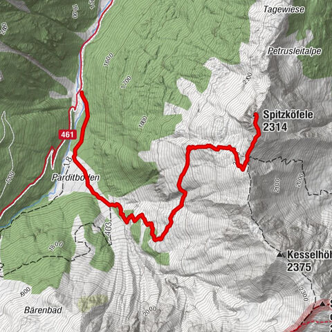 Spitzköfele (2.314 m)