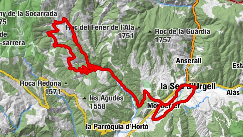 Sant Ermengol - Sant Feliu - Mare de Déu de la Trobada - la Seu d'Urgell