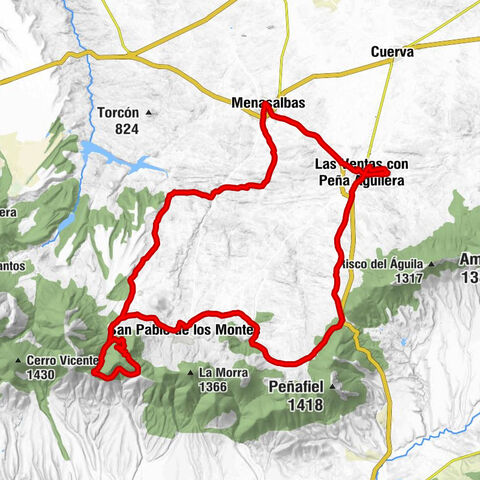 Ermita Nuestra Señora del Águila - San Pedro Apóstol - Ermita de Santa Lucía - Puerto del Robledillo