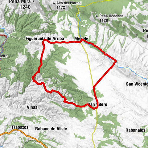 Vega de Nuez - Figueruela de Abajo - Figueruela de Arriba - Mahide