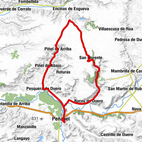 Peñafiel - Iglesia de Nuestra Señora de las Nieves - Iglesia de Nuestra Señora de la Asunción - Ermita del Santo Cristo de la Vega