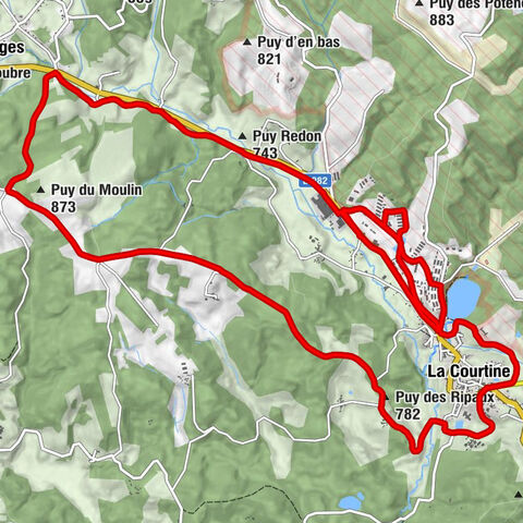 Au Petit Breuil - Le Bacchus - La Courtine - Puy des Ripaux