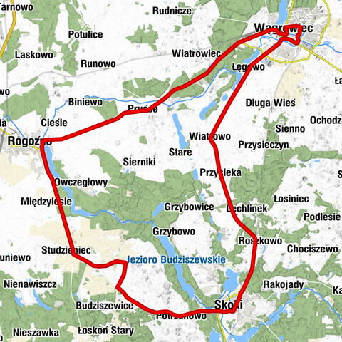 Wągrowiec - Kościół pw. św. Mikołaja Biskupa - Kościół filialny pw. Świętego Jakuba (drewniany) - Kościół pw. św. Wita