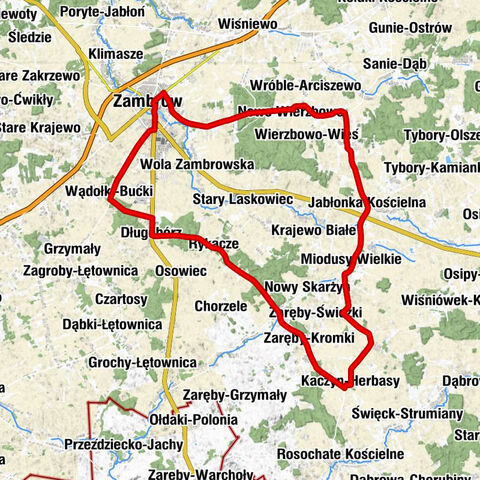 Zambrów - Wądołki-Bućki - Długobórz Pierwszy - Kościół pw. Świętego Maksymiliana Kolbego