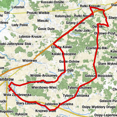 Osiedle Południowe Pierwsze - Kościół pw. Wniebowzięcia Najświętszej Maryi Panny - Kościół pw. Świętej Anny - Zambrów