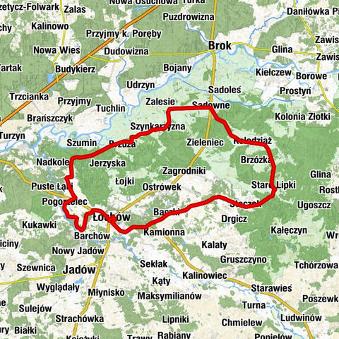 Łochów - Huśtawka - Kościół pw. Świętego Andrzeja Boboli - Kaplica pw. Matki Bożej Nieustającej Pomocy
