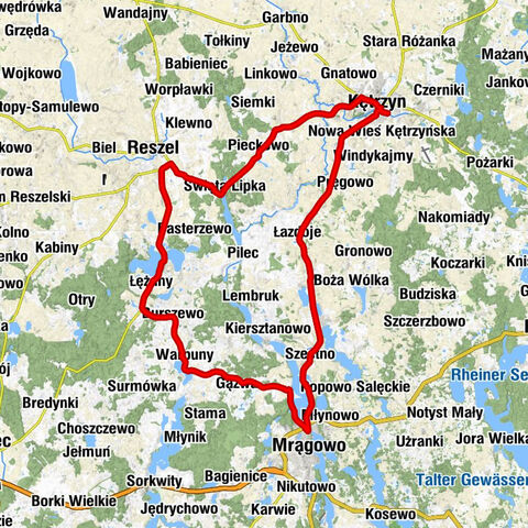 Kętrzyn - Kościół pw. Świętej Katarzyny - Kościół Ewangelicki - Kościół pw. Najświętszego Serca Pana Jezusa