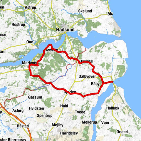 Udbyhøj Vasehuse - Dalbyneder - Udbyover - Havndal