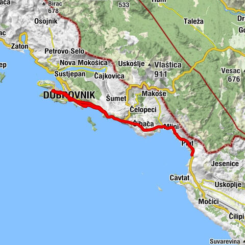 Lapad - kapelica svetog Križa - Sveti Križ - Gospa od obrane