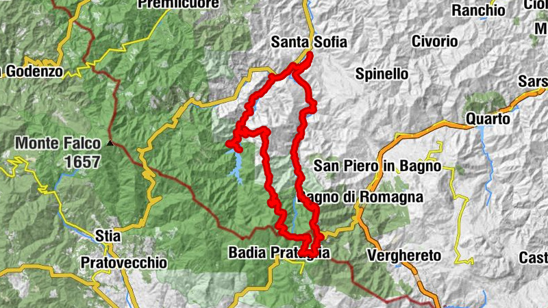 Sambuco - Monte Moricciona - Poggio Lombardona - Il Poggiaccio