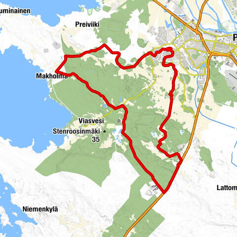 Seem - Leppäkorpi - Tervamäki - Makholma