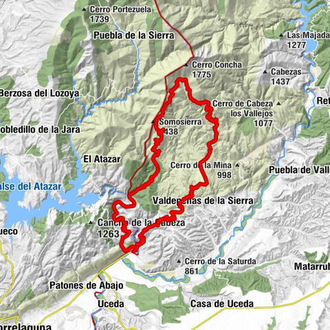 El Muro - Huelgas de Santa María - Las Llanadas - Valdepeñas de la Sierra