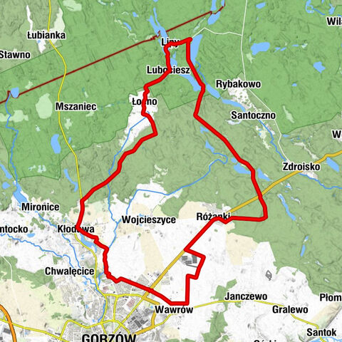 Wawrów - Różanki - Lipy - Kłodawa