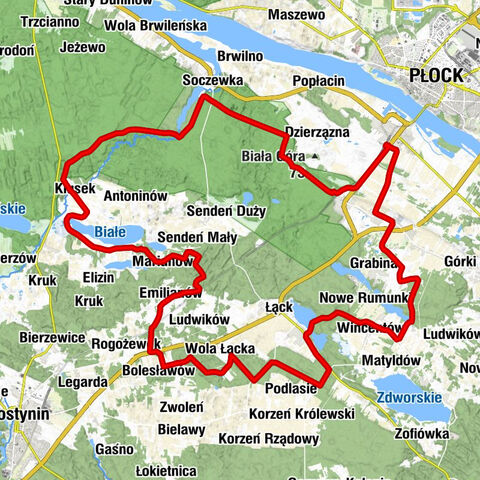 Płock Radziwie - Płock - Ruda - Kaplica pw. świętych Piotra i Pawła